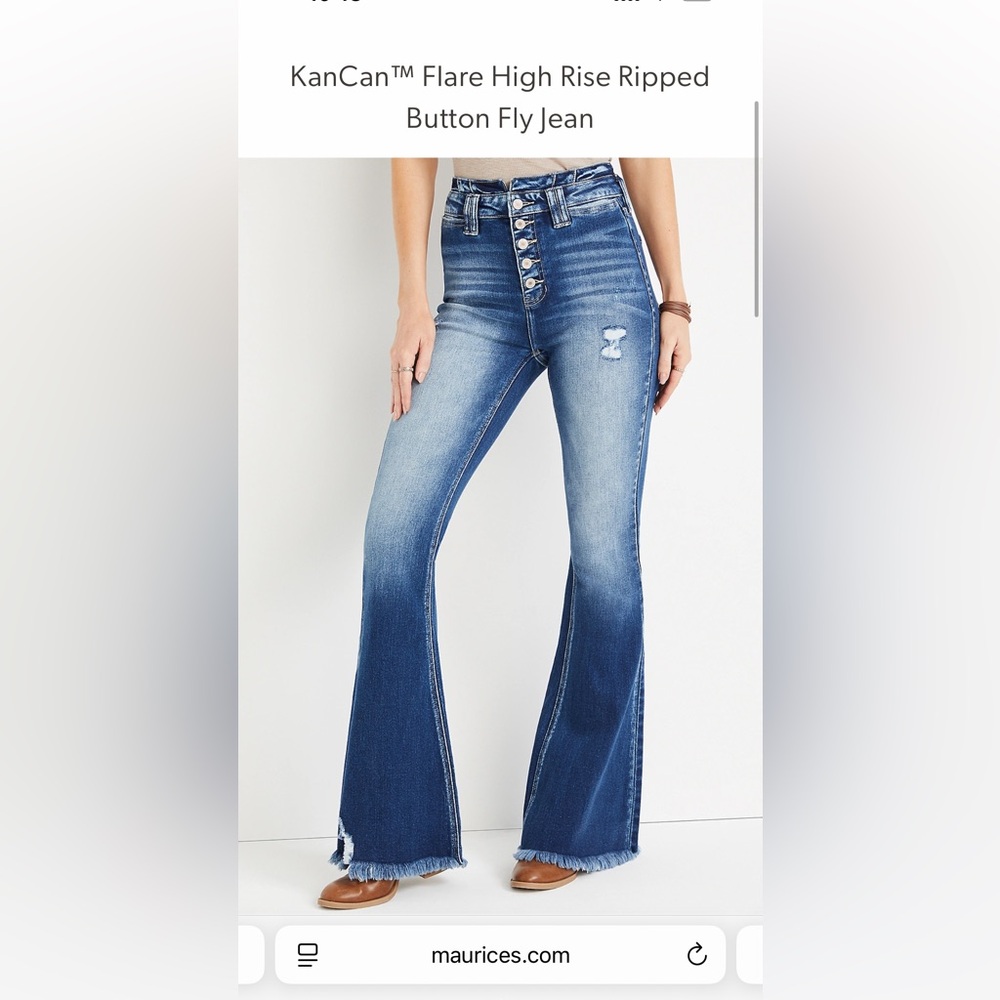 Women's Flared Denim Jeans NWOT